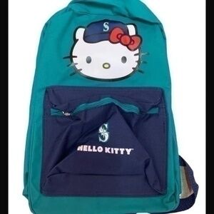Seattle Mariners Baseball Sanrio Hello Kitty Collaboration Backpack